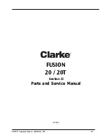 Preview for 45 page of Clarke Fusion 20 Operator'S Manual