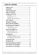 Preview for 3 page of Clarke G1200 Operation & Maintenance Instructions Manual