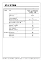 Preview for 19 page of Clarke G1200 Operation & Maintenance Instructions Manual