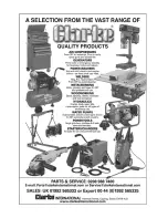 Предварительный просмотр 24 страницы Clarke G950 Operation & Maintenance Instructions Manual