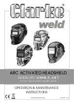 Clarke GWH4 Operation & Maintenance Instructions Manual preview