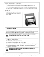 Preview for 10 page of Clarke HFBC12 Operation & Maintenance Instructions Manual