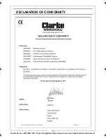 Предварительный просмотр 23 страницы Clarke HLS160 Operation & Maintenance Instructions Manual