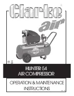 Предварительный просмотр 1 страницы Clarke Hunter 54 Operation & Maintenance Instructions Manual