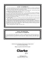 Предварительный просмотр 52 страницы Clarke Image 20 I Operator'S Manual