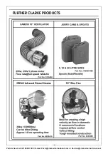 Предварительный просмотр 19 страницы Clarke IRD20 Operation & Maintenance Instructions Manual