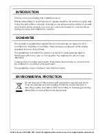 Preview for 2 page of Clarke JS5IN1 Operation & Maintenance Instructions Manual