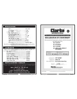 Предварительный просмотр 2 страницы Clarke King 140 Hotwasher Operating & Maintenance Instructions