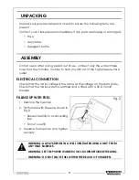 Предварительный просмотр 8 страницы Clarke KING 145 Operation And Maintenance Instructions