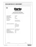 Предварительный просмотр 22 страницы Clarke KING 145 Operation And Maintenance Instructions