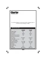 Preview for 2 page of Clarke King 35N Operating & Maintenance Manual