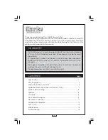 Preview for 3 page of Clarke King 35N Operating & Maintenance Manual