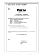 Preview for 17 page of Clarke KING150 Operation & Maintenance Instructions Manual