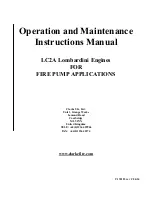 Clarke LC2A Operation And Maintenance Instruction Manual preview