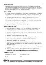 Предварительный просмотр 2 страницы Clarke LCWC Assembly & Operating Instructions