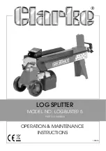 Clarke LOGBUSTER 5 Operation & Maintenance Instructions Manual preview