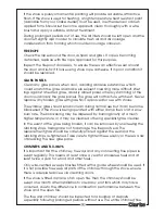 Preview for 19 page of Clarke MAYFAIR 6909910 User Manual