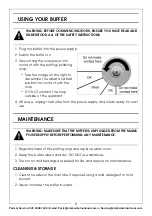 Предварительный просмотр 8 страницы Clarke METALWORKER  6500492 Operation & Maintenance Instructions Manual