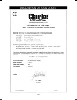 Preview for 14 page of Clarke Metalworker CAG122 Operating & Maintenance Instructions