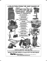 Preview for 16 page of Clarke Metalworker CAG122 Operating & Maintenance Instructions