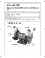 Preview for 7 page of Clarke Metalworker CBG6250 Operation & Maintenance Instructions Manual