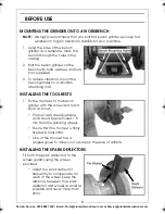 Preview for 8 page of Clarke Metalworker CBG6250 Operation & Maintenance Instructions Manual