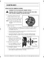 Preview for 11 page of Clarke Metalworker CBG6250 Operation & Maintenance Instructions Manual