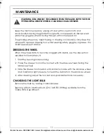 Preview for 11 page of Clarke Metalworker CBG6250LW Operation & Maintenance Instructions Manual