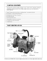 Preview for 7 page of Clarke Metalworker CBG8370LW Operation & Maintenance Instructions Manual