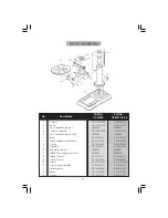 Preview for 21 page of Clarke Metalworker CDP301B Operating & Maintenance Manual