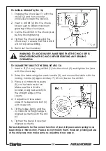 Preview for 16 page of Clarke Metalworker CDP350V Operating & Maintenance Instructions