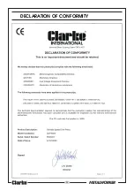 Preview for 34 page of Clarke Metalworker CDP350V Operating & Maintenance Instructions