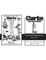 Clarke Metalworker CMD10 Operating And Maintenance Instructions Manual preview