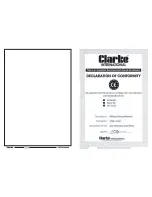 Preview for 2 page of Clarke Metalworker CMD1225C Operating & Maintenance Manual