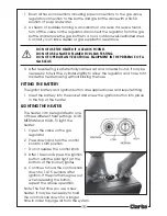 Предварительный просмотр 9 страницы Clarke MGH1 Operating & Maintenance Instructions