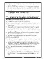 Preview for 11 page of Clarke MGH1 Operating & Maintenance Instructions