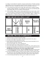 Preview for 22 page of Clarke MIG 160TM Operating & Maintenance Manual