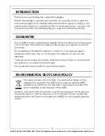 Preview for 2 page of Clarke MIG 240 Operation & Maintenance Instructions Manual