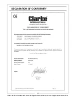 Preview for 23 page of Clarke MIG102NG Operation & Maintenance Instructions Manual