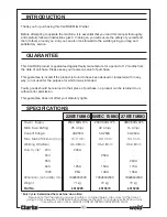 Preview for 2 page of Clarke MIG220TE Operating & Maintenance Instructions