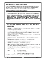 Preview for 8 page of Clarke MIG220TE Operating & Maintenance Instructions