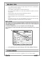 Preview for 24 page of Clarke MIG220TE Operating & Maintenance Instructions