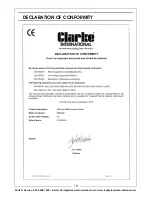 Предварительный просмотр 19 страницы Clarke MMA140 Operation & Maintenance Instructions Manual