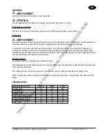 Предварительный просмотр 19 страницы Clarke MP-1800 01207A Instructions For Use Manual