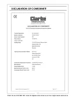 Предварительный просмотр 17 страницы Clarke PANTHER 10/240 Operation & Maintenance Instructions Manual