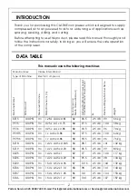 Предварительный просмотр 2 страницы Clarke PE11C50 Operation & Maintenance Instructions Manual