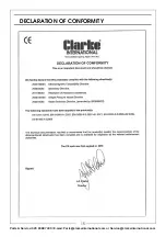 Предварительный просмотр 15 страницы Clarke PE11C50 Operation & Maintenance Instructions Manual