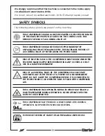 Предварительный просмотр 9 страницы Clarke PIONEER 220 Operating & Maintenance Instructions