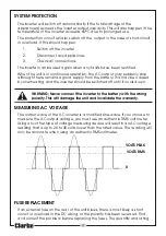 Preview for 12 page of Clarke Power CI000B Operating & Maintenance Instructions