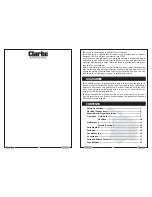 Предварительный просмотр 3 страницы Clarke Power Wash KING 135 Operating & Maintenance Manual